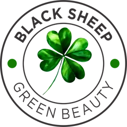 Black Sheep Green Beauty clover logo